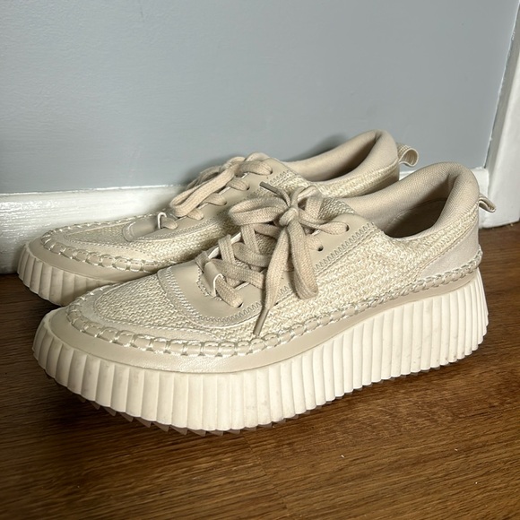 Dolce Vita Denae woven platform sneakers 8.5 - Picture 1 of 4